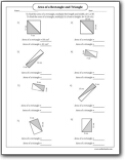 find_area_of_a_rectangle_and_triangle_worksheet